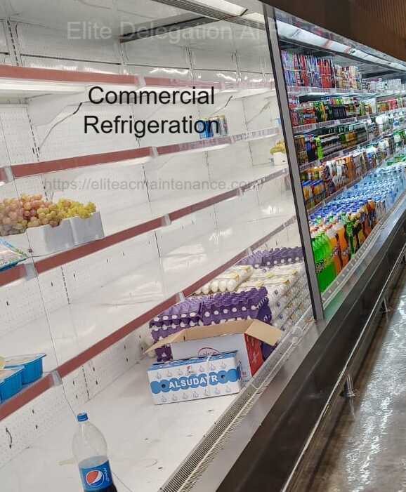 Commercial refrigeration system installed for supermarket in Al Rass Qassim