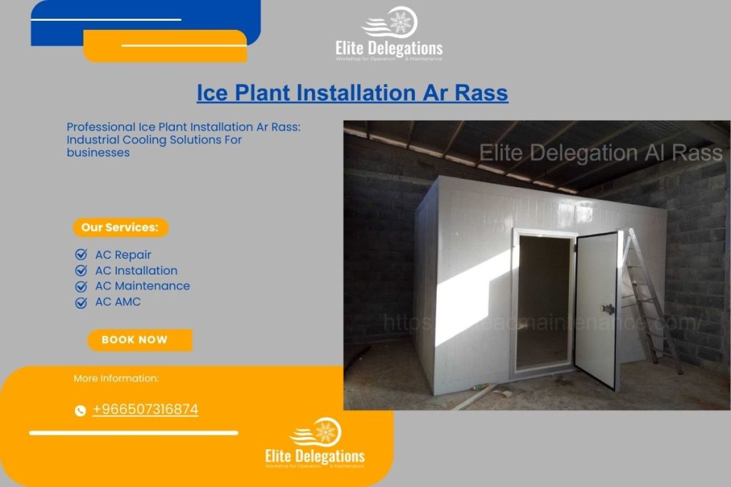 Ice Plant Installation Ar Rass KSA